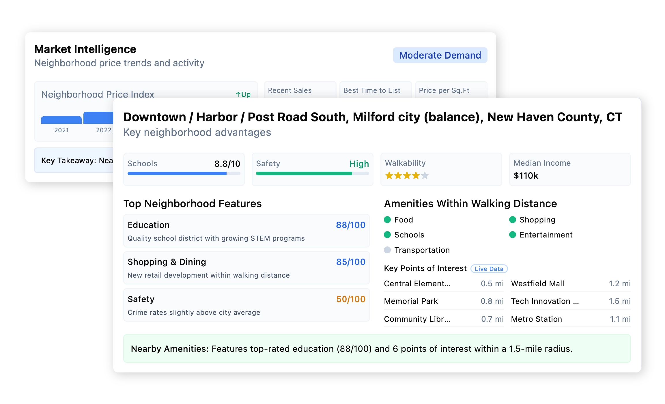 Automated analytics dashboard showing report generation